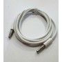 Кабель AUX 3.5 m/m 1m селикон в пакете