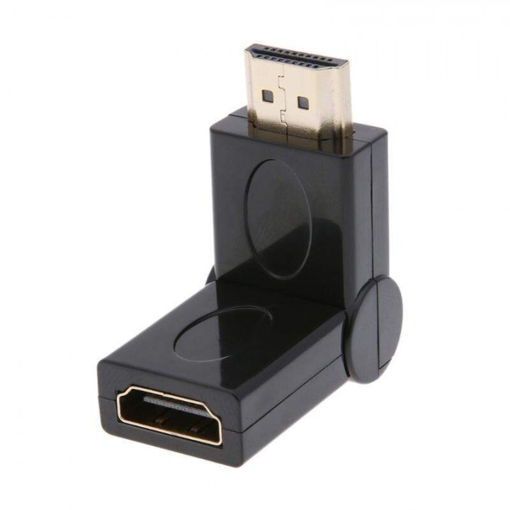 Переходник HDMI M/ HDMI F поворотный