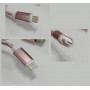 Кабель USB Safe&Speed Data Cable 2 in 1 iphone+v8  (кожаный в коробке)