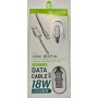 USB Кабель быстрой передачи данных и зарядки для телефона BAVIN CB201 TYPE-C 1.5 метра