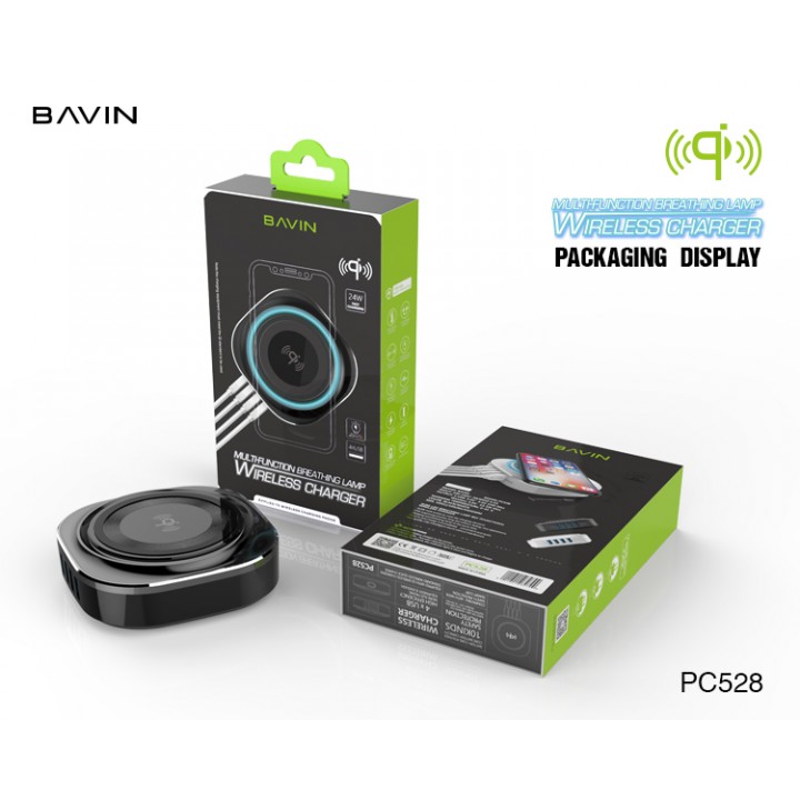 Беспроводное зарядное устройство BAVIN PC528 4.4A QI Быстрая зарядка 25 Вт, 4 USB-порта