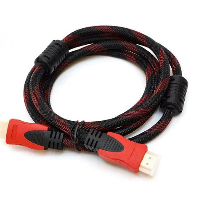 Кабель HDMI  круглый 1.4v  1.5м