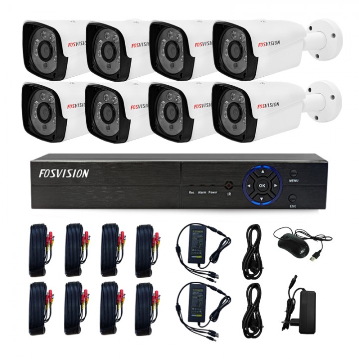Комплект видеонаблюдения FosVision FS-601N20 8CH 2Mp