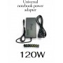 Універсальний адаптер для ноутбуків MY-120W, блок живлення для ноутбука