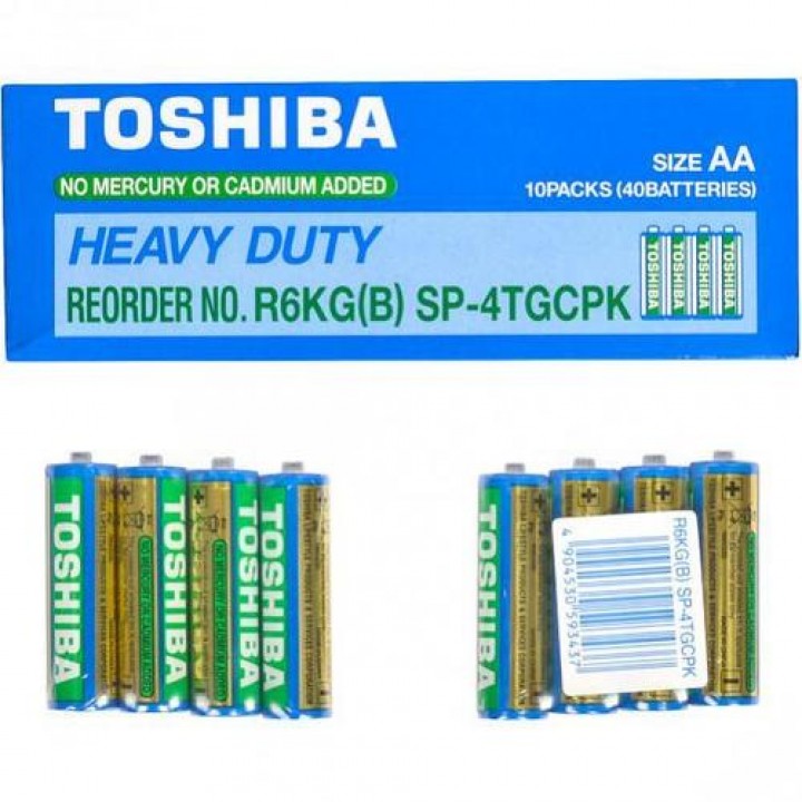 Батарейки Toshiba R06 (AA) (cиняя)