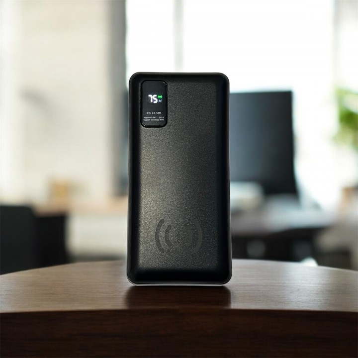 Повербанк Kin Vale Q4043-2 літійполімерний 20000Mah з бездротовою зарядкою