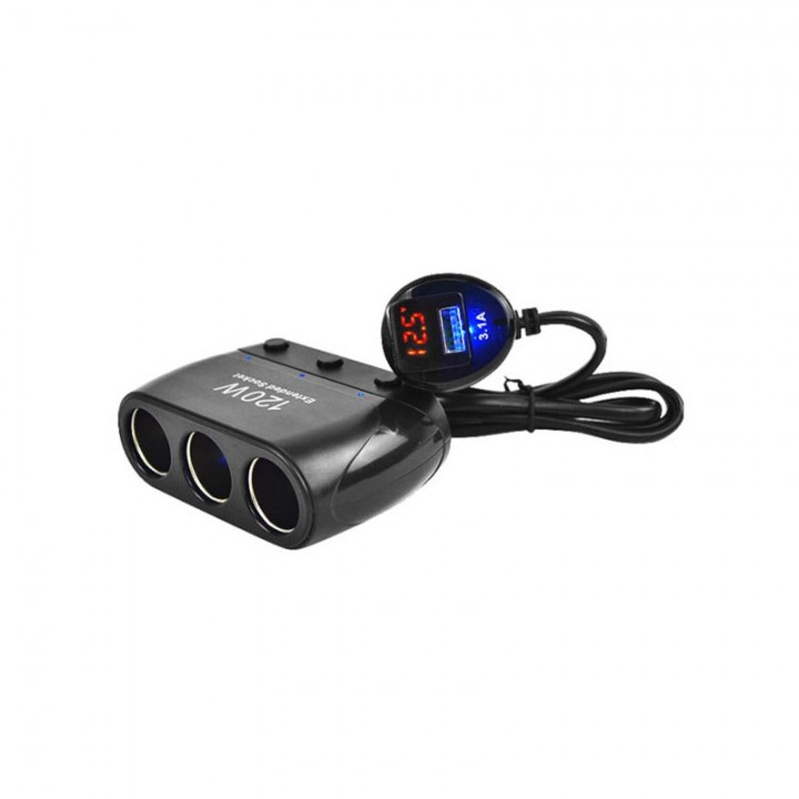 АЗУ разветвитель Olesson 1518 USB 12V/24V