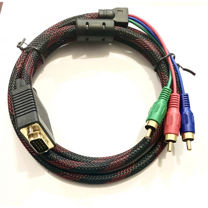 Кабель VGA 3RCA/M*3 1,5m black VMRM01502
