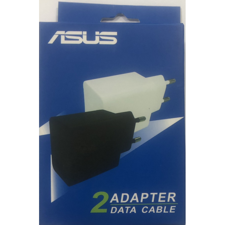 Мережевий зарядний пристрій Asus + кабель usb micro (v8)