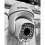 Беспроводная WIFI Ip камера видеонаблюдения Fosvision FS-802W30 3MP.Уличная поворотная  360 , влагостойкая, датчик движение, ночное видение, белая