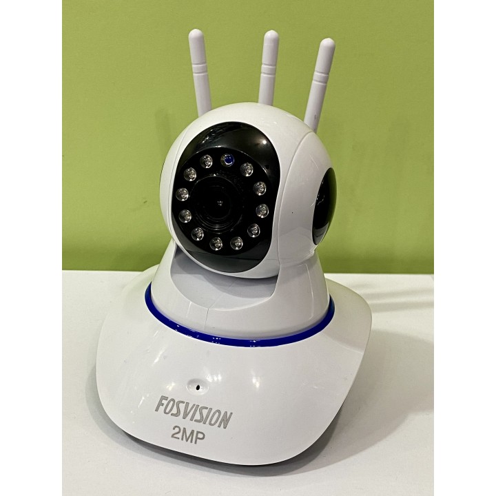 Беспроводная WIFI Ip камера видеонаблюдения FS-3801W20, с 3 антеннами / Внутренняя 2mp/ plastic