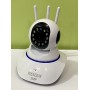 Беспроводная WIFI Ip камера видеонаблюдения FS-3801W20, с 3 антеннами / Внутренняя 2mp/ plastic