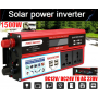 Преобразователь напряжения AC/DC 12v-220v от аккумулятора 1500W  Инвертор автомобильный AC/DC 1500W с дисплеем