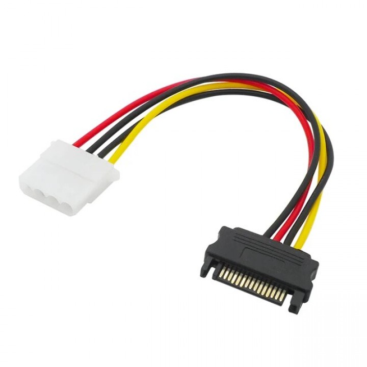 4-контактний роз'єм IDE Molex "мама" на 15-контактний роз'єм SATA "тато"