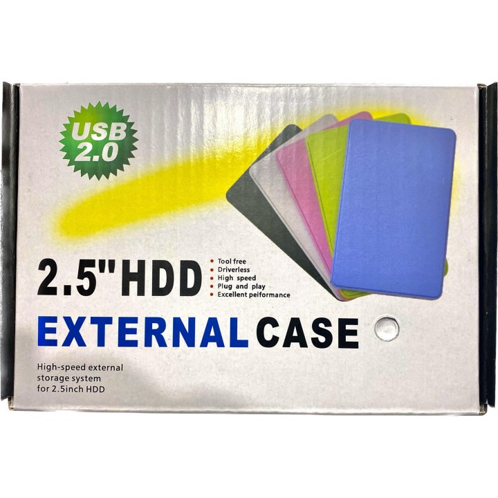 Карман для жесткого диска 2.5" SATA HDD Case Hard Disk Drive USB 2.0 пластик