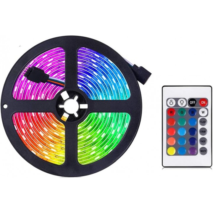 Светодиодная лента LED 3528 RGB DC12V бухта 5m  decoration light 