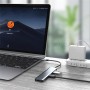 YG-2120 Док-станция 7 в 1 USB 3.0 HDMI SD TF Card Reder с типом C Зарядной порт Multiply Hub Хаб