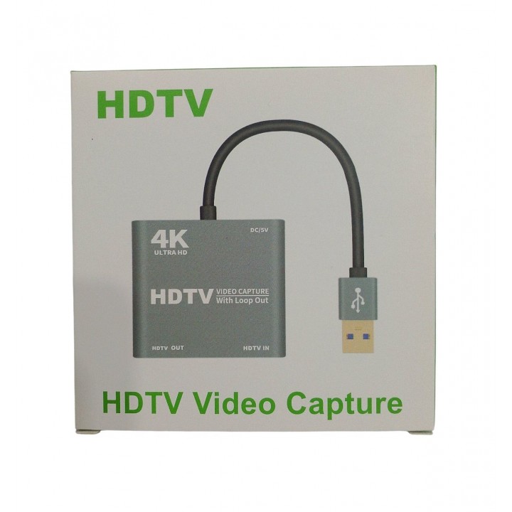 Карта видеозахвата USB HDMI 4K устройство захвата видео HD 1080p HDMI для прямых трансляций/редактирования видео/игр/стриминга/онлайн-обучения