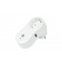 Розумна розетка WI FI Socket (Smart Life) + USB Біла / Смарт розетка з підтримкою wifi / Вай фай розетка з usb