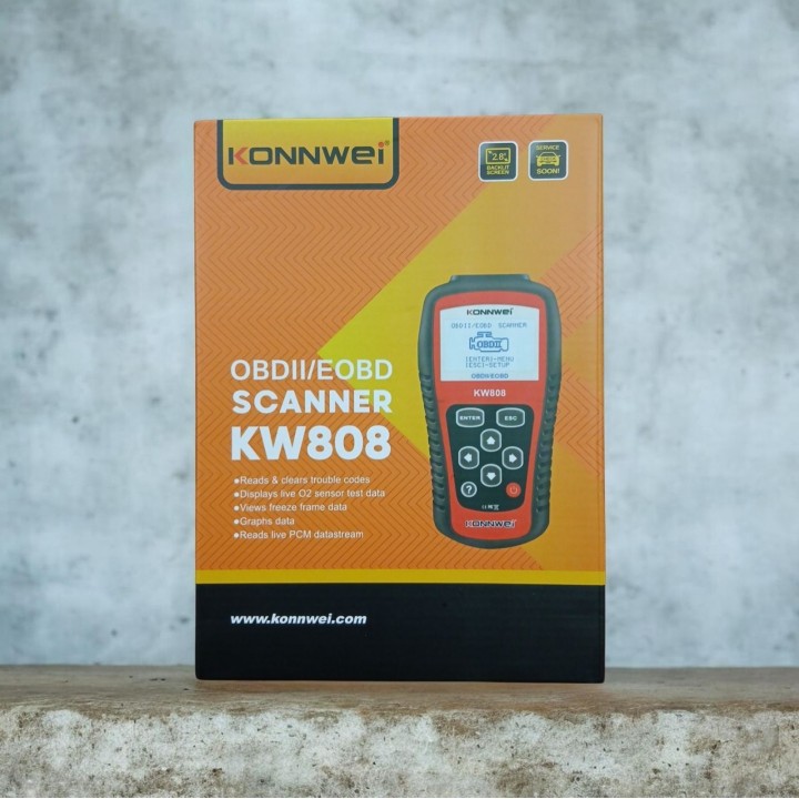 Автосканер OBDII/EOBD Konnwei KW808
