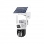 Камера видеонаблюдения 4G с двумя камерами V36-4G SOLAR, С солнечной панелью, 360