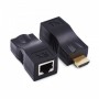 HDMI 4K 2K подовжувач відео сигналу по UTP кабелю по одній кручений парі передавач HDMI Extender rj45 по локальній мережі CAT5e (30M 4K)