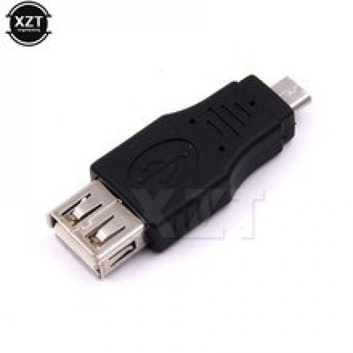 OTG переходник USB  Af/v8 черный