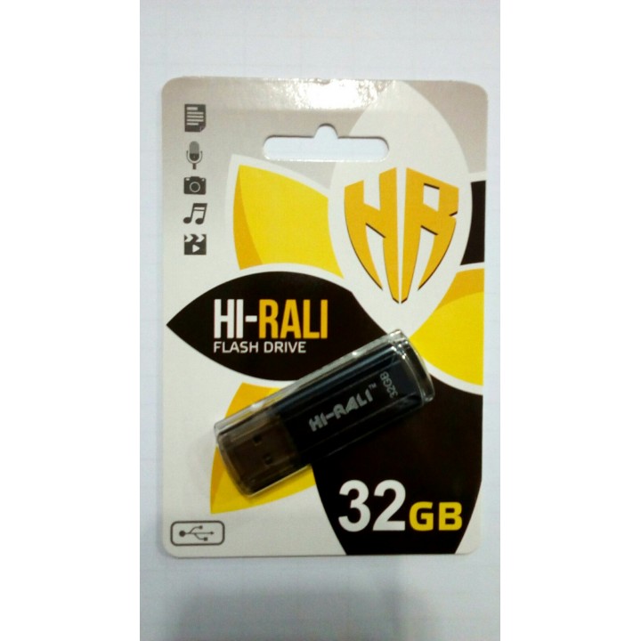 USB Флешка Hi-Rali 32GB Rocket series Black