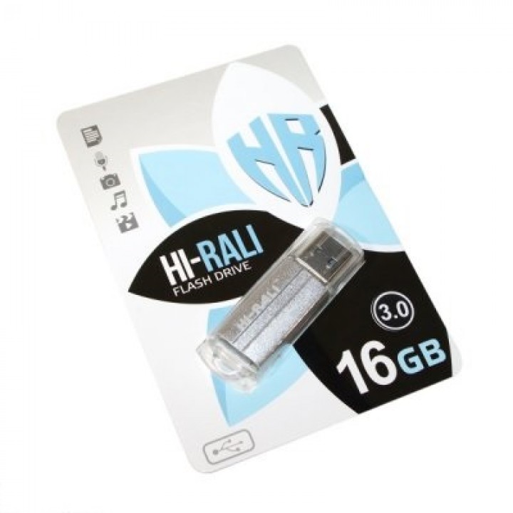 USB Флешка Hi-Rali 16GB Stark series Silver