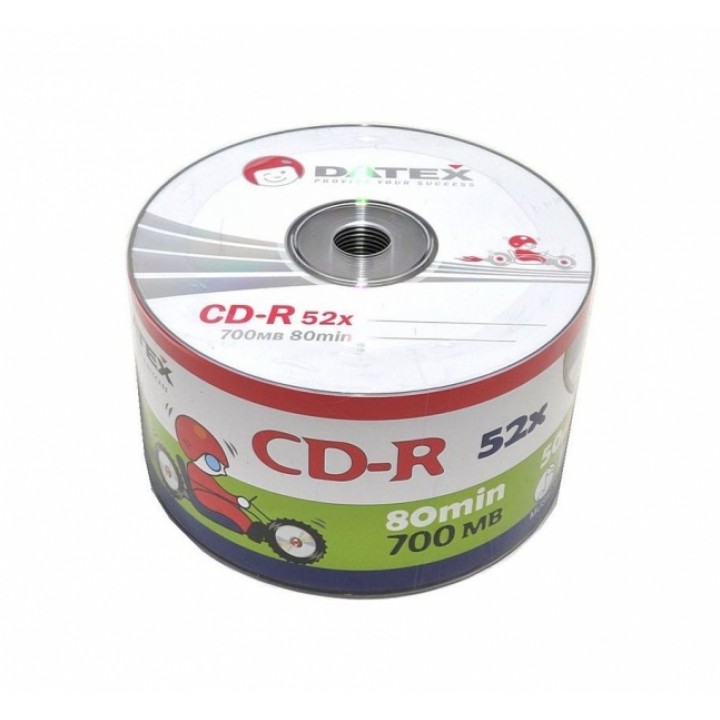 Диски CD-R DATEX 700mb 52*bulk (упаковка 50 шт)