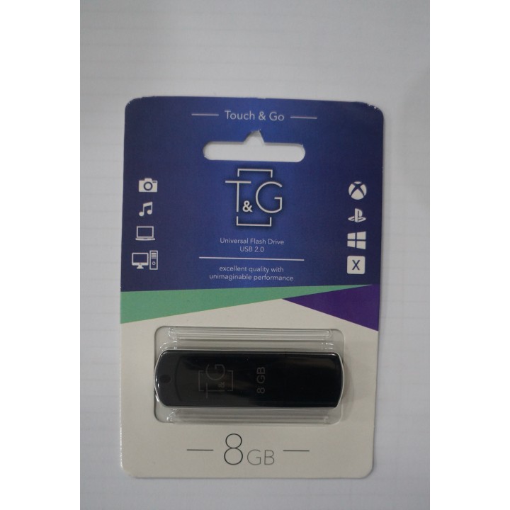 USB флешка T&G 011 Classic series 8GB Black