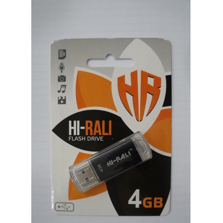 USB флешка Hi-Rali 4Gb Rocket black