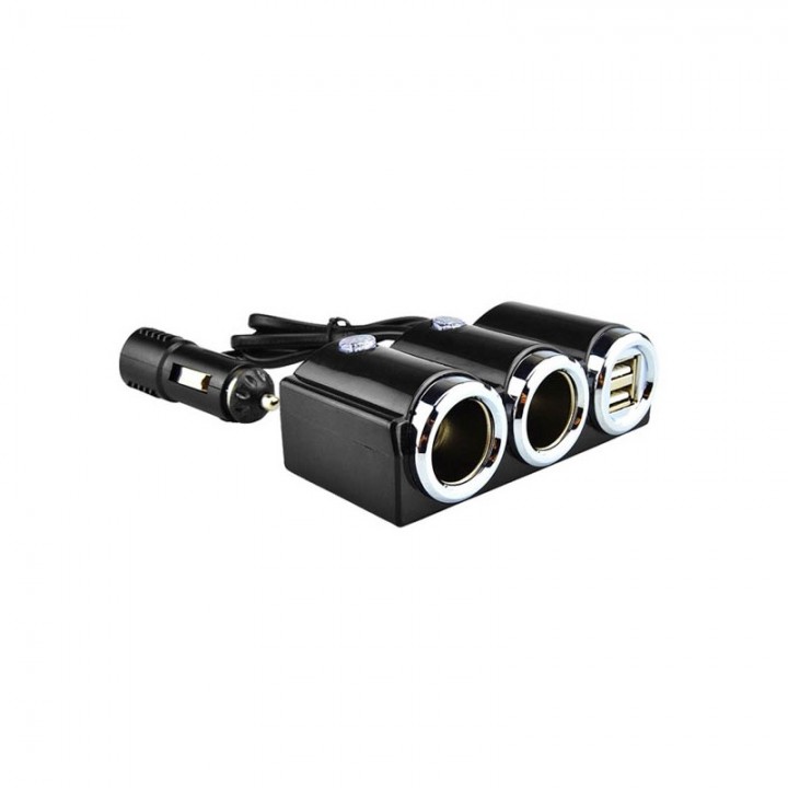 АЗУ разветвитель Olesson 1502 2USB 12V/24V
