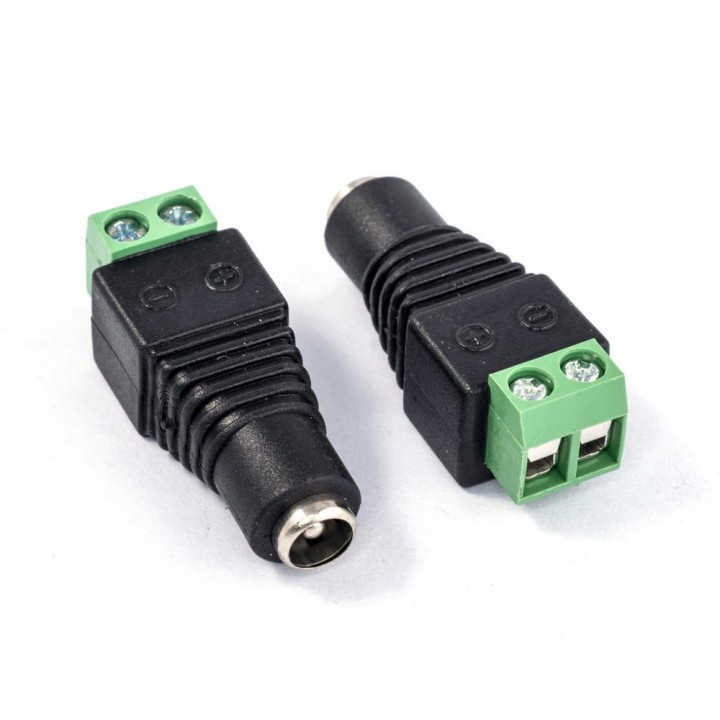 Переходник-штекер DC conector F с клеммной колодкой