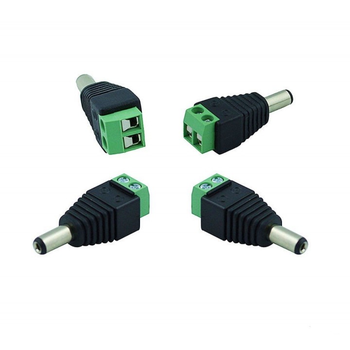 Переходник-штекер DC connector M с клеммной колодкой