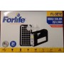 Портативна сонячна станція батарея Forlife FL 3272 Переносний ліхтар прожектор power bank LED COB Solar FL-3272