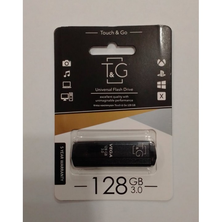 USB флешка 3.0 T&G Vega 128GB 121 black