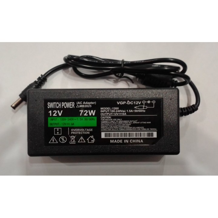 LCD Адаптер 12v 6a разъем 5.5*2.5
