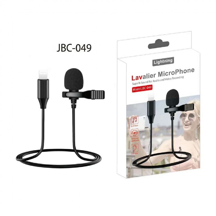 Петличный микрофон JH-041 Lighting Levalier MicroPhone лучшая цена