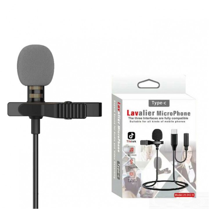 Петличный микрофон JH-42 Type-C Levalier MicroPhone