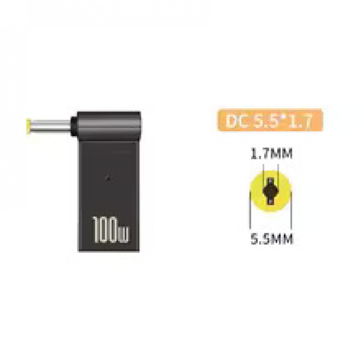 Переходник питания PD 100W для ноутбука Type-C на DC 5.5×1.7mm ACER