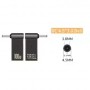 Переходник питания PD 100W к ноутбуку Type-C на DC 4.5×3.0 DELL
