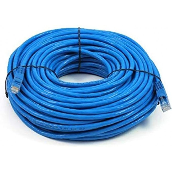 Кабель Сетевой кабель (патч-корд) LAN Cat 5e 50m Blue