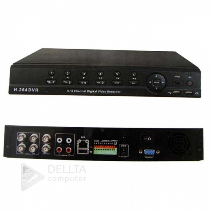 Видеорегистратор стационарный DVR WIFI 3G 8004 HDMI 4A/V