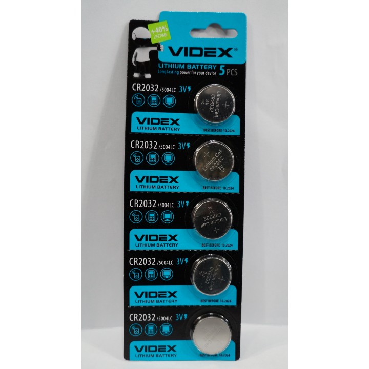 Батарейка Videx CR2032 3V (на блистере )