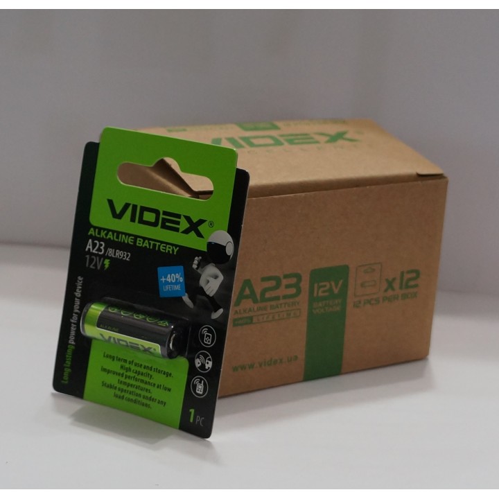 Батарейка Videx 23A (12v) (на блистере)
