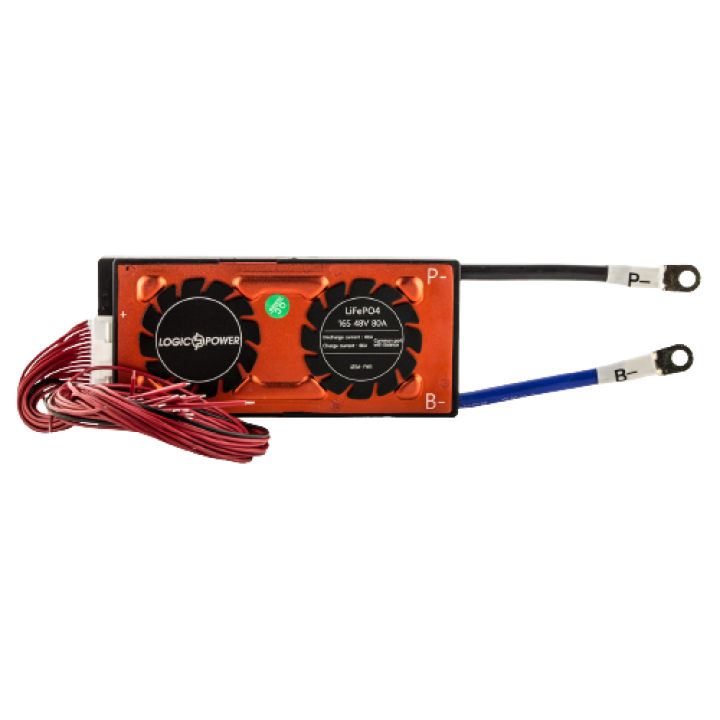 BMS плата LP LiFePO4 48V 16S 80A симетрія