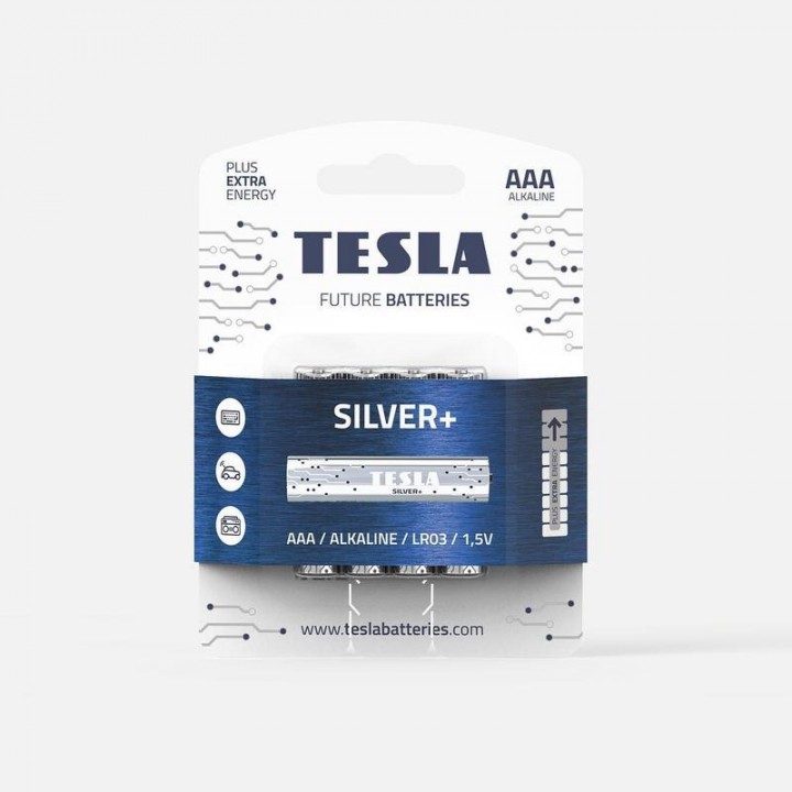 Батарейки Tesla SILVER LR03 на блистере