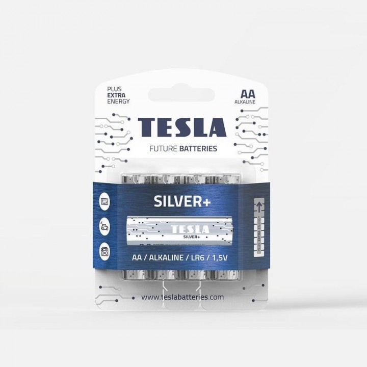 Батарейки Tesla SILVER LR06 на блистере