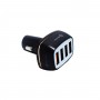АЗУ  Soloffer C210 + кабель  usb micro (v8) 4-Port USB Car Charger with Quick Charge 3.0 (4X Faster)  